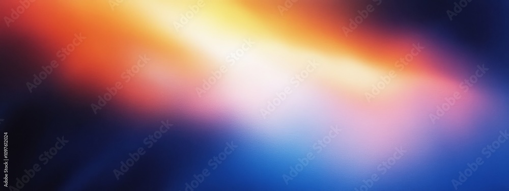 Obraz premium Gradient Abstract Background Blue Yellow Pink Dreamy Glow Ethereal Wave Colorful Banner Design