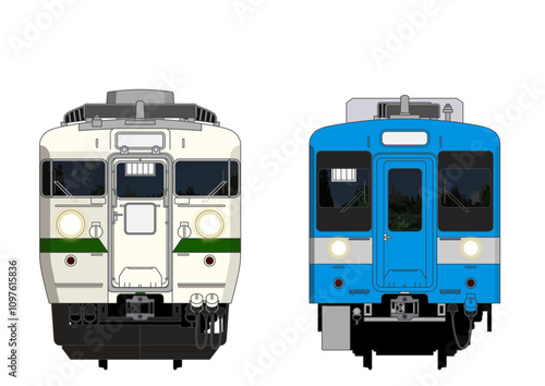 長野の列車No.11_169系 / 119系5000番台_Japanese Railroad Cars in "Nagano"