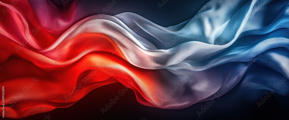 Abstract Silk Fabric in Vibrant Colors Abstract Silk Fabric in Vibrant Colors