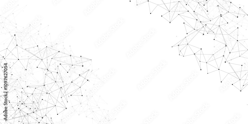 Vector Connect link background. global network technology concept. Digital technology futuristic internet network speed connection white background.
