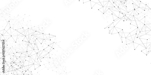 Vector Connect link background. global network technology concept. Digital technology futuristic internet network speed connection white background.