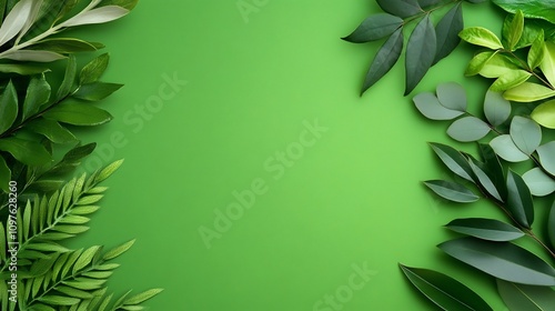 Soft Green Gradients Symbolizing Nature and Freshness