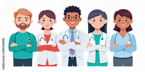 doctor and nurse with stethoscope