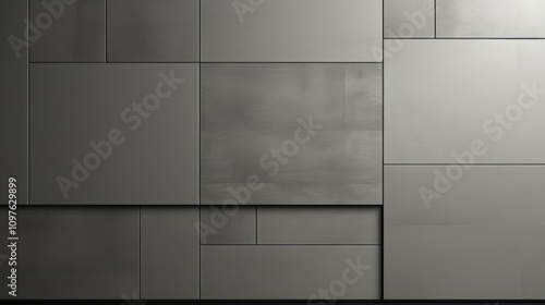 metal background,Abstract Geometric Pattern on a Modern Building Facade
