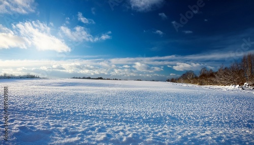 快晴と雪景色4