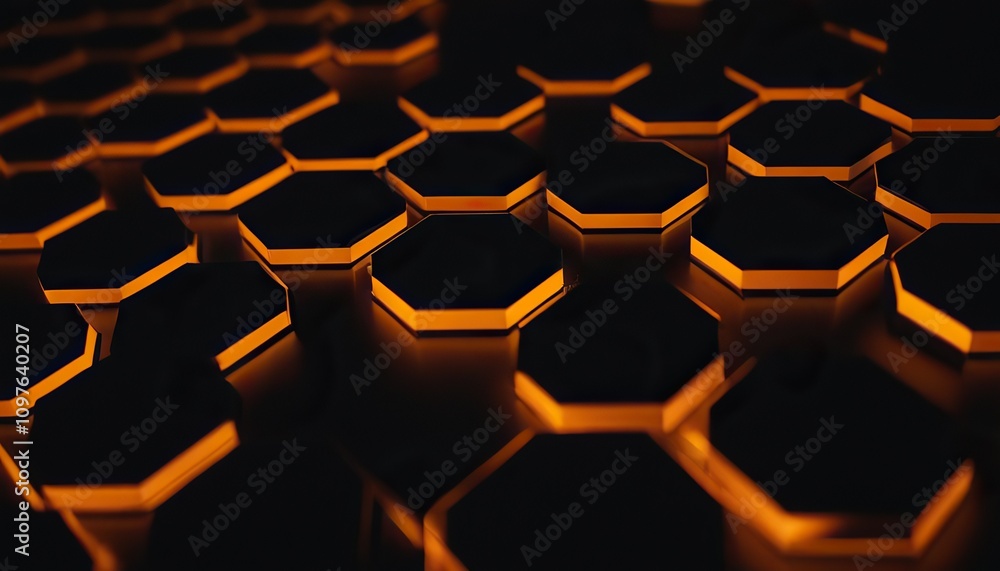Golde black hexagons modern background illustration Golde black hexagons modern background illustration