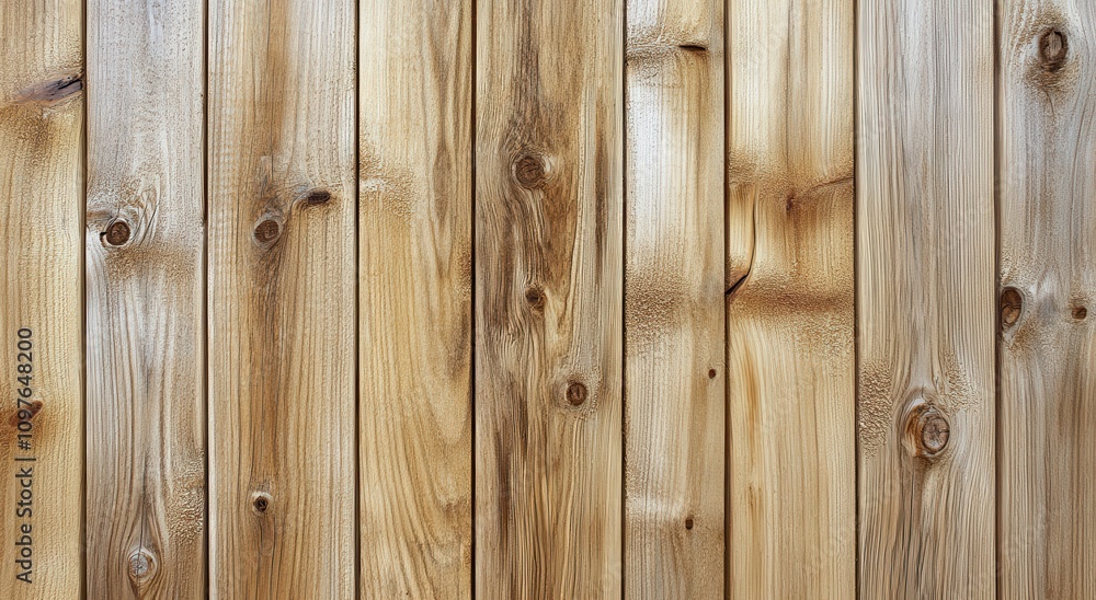 Naklejka premium Detailed Close-Up View of Natural Wooden Planks Showcasing Unique Grain Patterns and Textures for Backgrounds, DIY Projects, and Design Inspirations