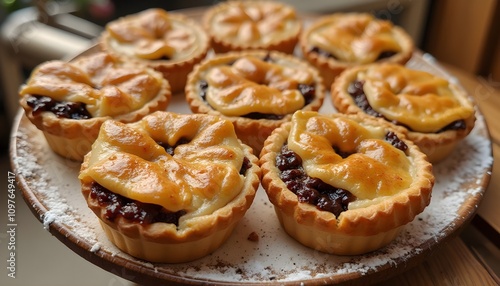 Wallpaper Mural Traditional Mince Pies Filled with Spiced Fruit and Nuts Torontodigital.ca