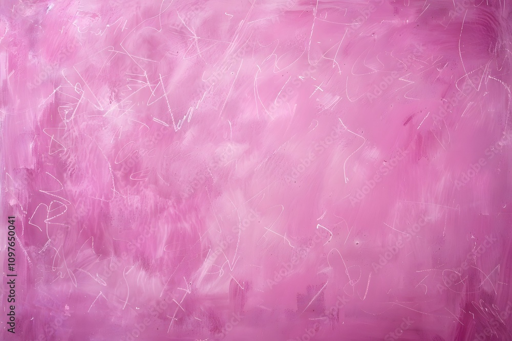 Fototapeta premium Abstract pink texture with soft strokes and subtle lines.