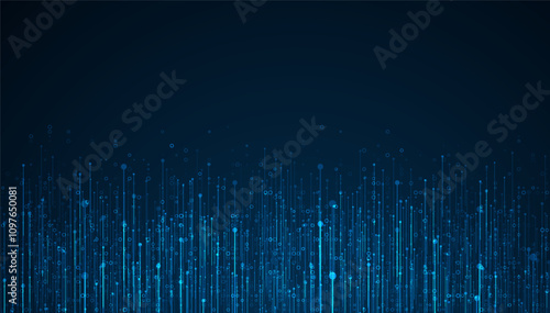 Technology background. Big data visualization concept