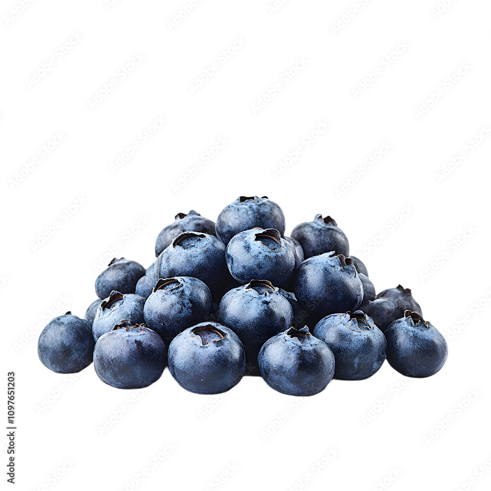 Gathering blueberries on a transparent background kitchen setting food photography bright environment close-up view isolated on white png Gathering blueberries on a transparent background kitchen setting food photography bright environment close-up view isolated on white png