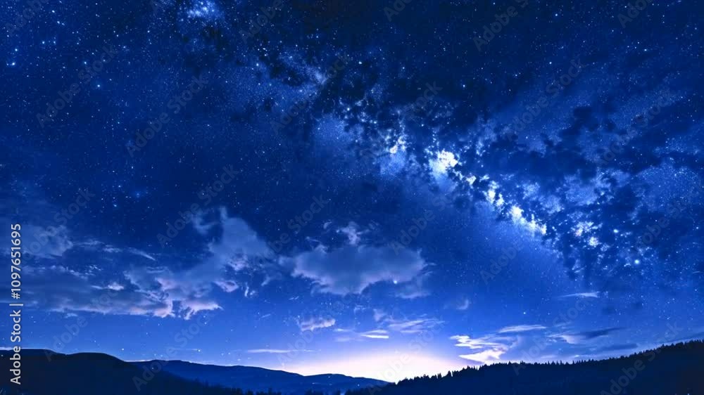 night sky with stars. night sky with stars.