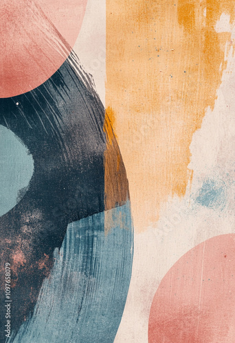 Royal luxury wall art poster. Abstract Brush Strokes Wall Art. Wall art poster.