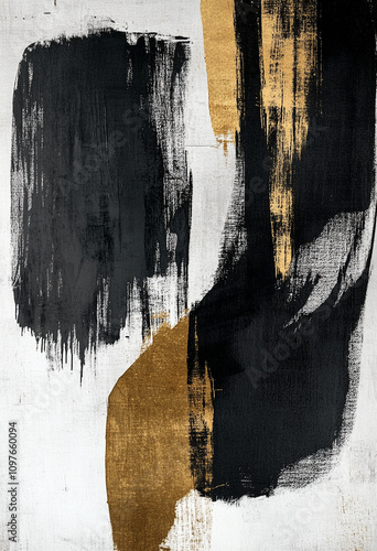 Royal luxury wall art poster. Abstract Brush Strokes Wall Art. Wall art poster.