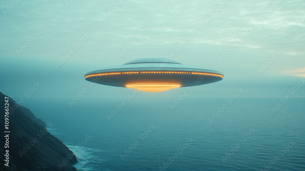 mysterious alien spaceship hovers above a vast ocean, casting an eerie glow as it moves silently across the night sky, evoking feelings of wonder and the unknown
mysterious alien spaceship hovers above a vast ocean, casting an eerie glow as it moves silently across the night sky, evoking feelings of wonder and the unknown