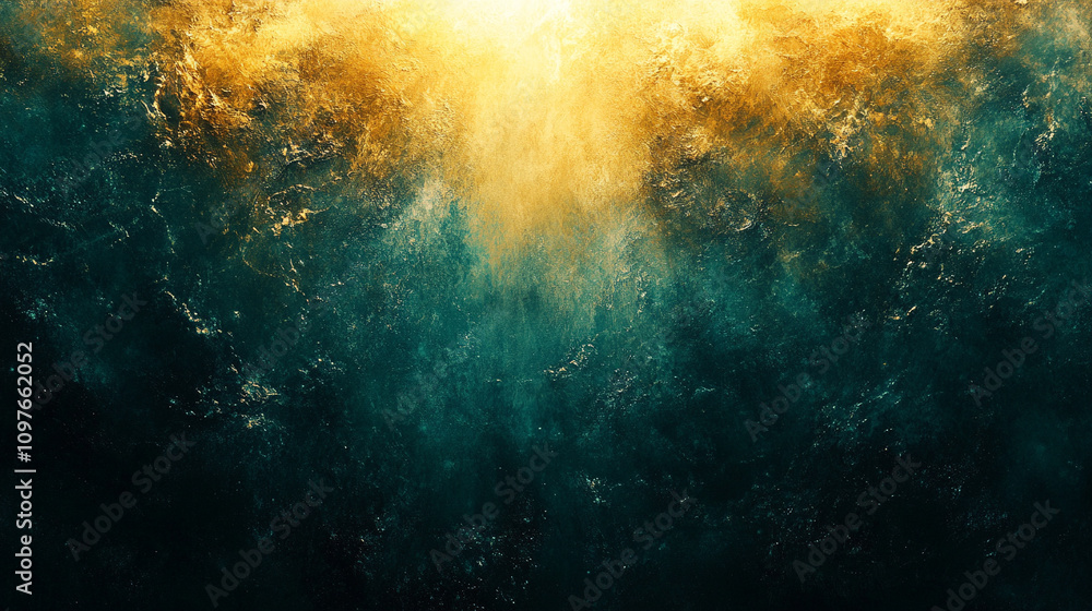 Fototapeta premium Ethereal abstract painting featuring a swirling blend of vivid and muted colors creating a sense of movement and chaos evoking feelings of energy freedom and the beauty within disorder