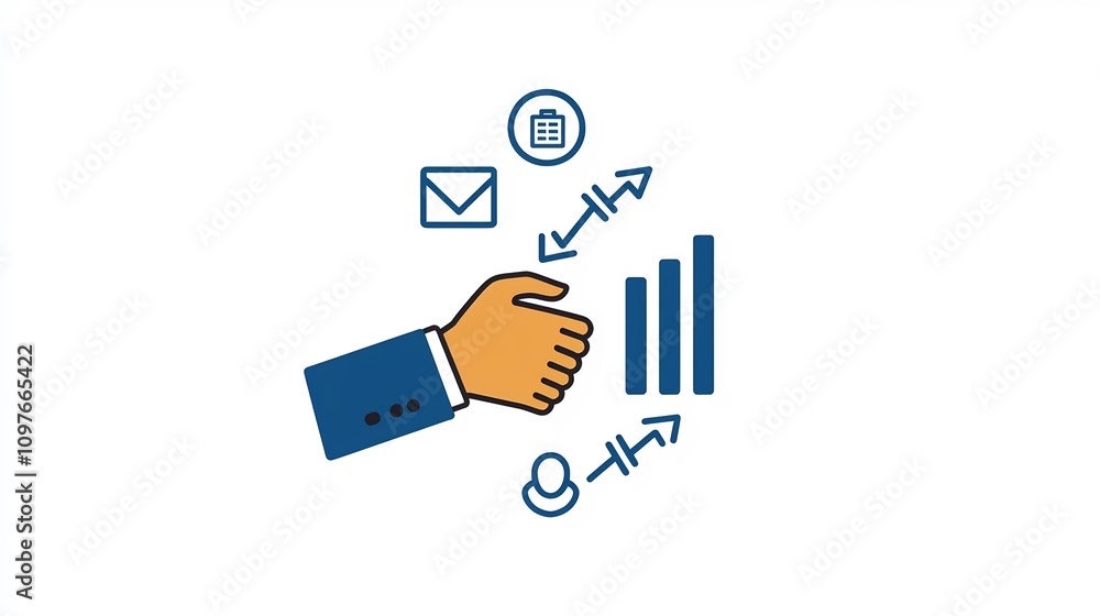 A curated set of icons showcasing key business growth concepts like bar charts targets handshake symbols and more Ideal for presentations marketing materials and data visualizations A curated set of icons showcasing key business growth concepts like bar charts targets handshake symbols and more Ideal for presentations marketing materials and data visualizations