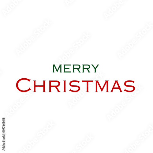 Merry Christmas text | Christmas vector | Merry Christmas Design | Christmas greeting Card, Digital Greeting. Text Art Design In Red Colour.