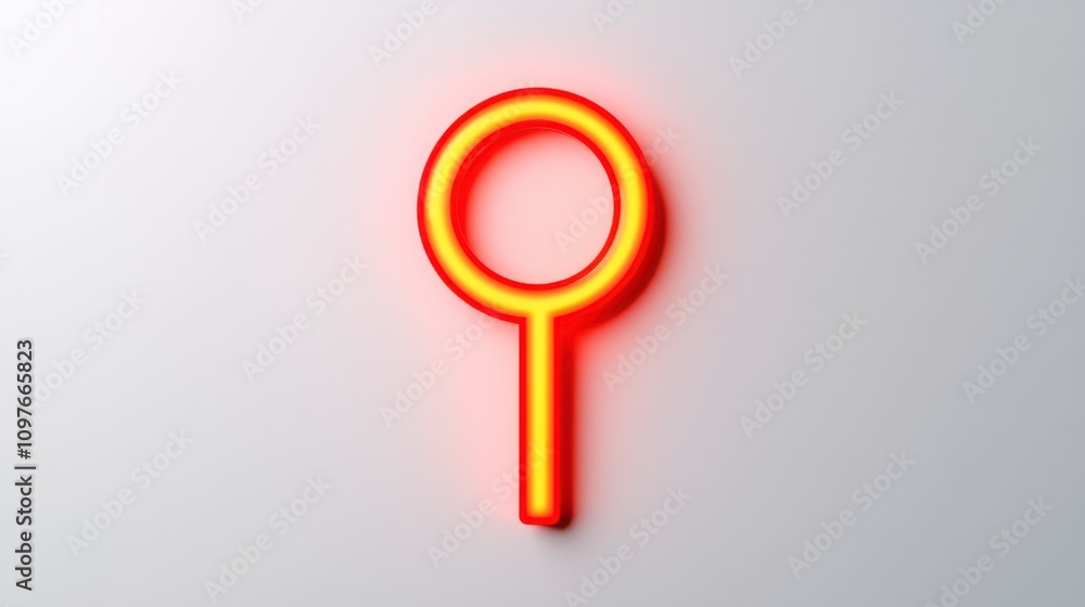 A glowing orange magnifying glass symbol against a light background, representing search, exploration, or inquiry. A glowing orange magnifying glass symbol against a light background, representing search, exploration, or inquiry.