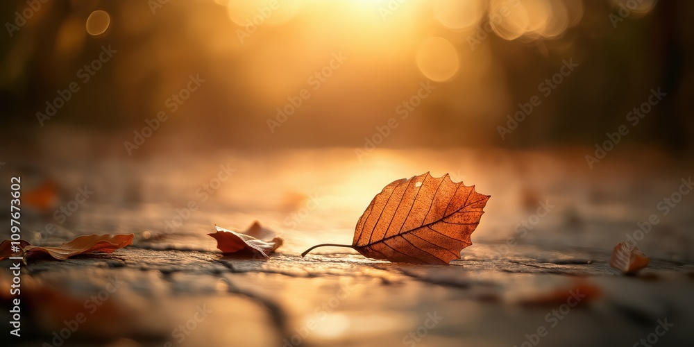 Autumn leaves lying on the floor world winning photo created by ai Autumn leaves lying on the floor world winning photo created by ai