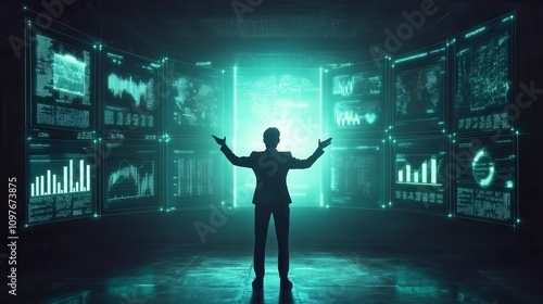 Corporate Presentation in High-Tech Boardroom