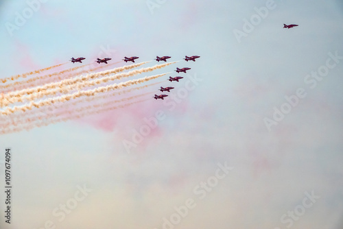 airplane in the sky