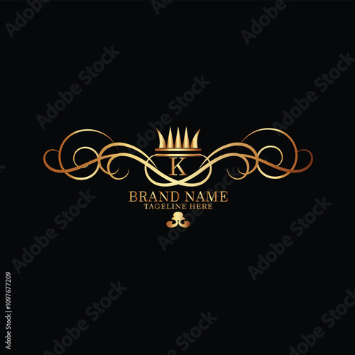 creative  new latter r logo design  and latter  initial logo. r monogram latter logo , golden  new r logo design with black color ,new template design
