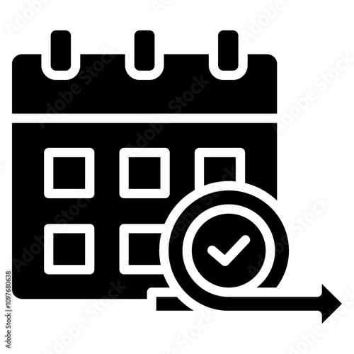 Sprint Planning Icon Element For Design