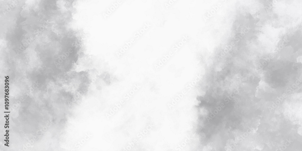 Fototapeta premium Abstract paint stroke cloud in summer background. bright and sunny design with liquid grunge effects vector backdrop. elegant airy watercolor fluffy cloud modern art concept .