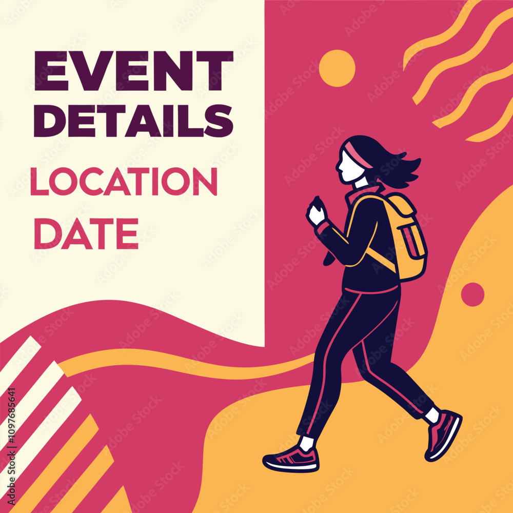 Obraz premium Poster Template for Event Promotion.