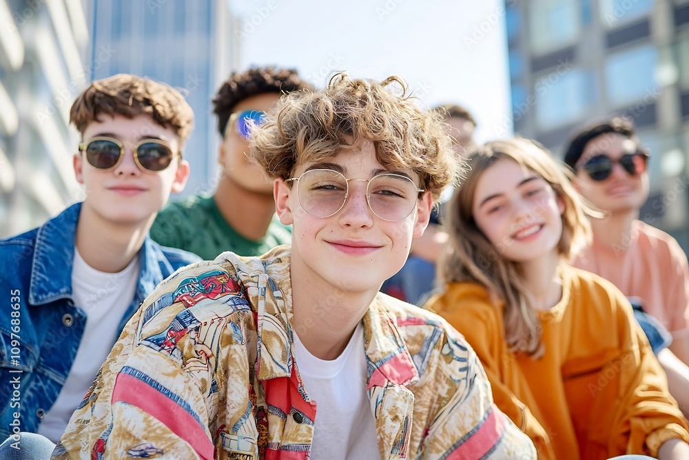 Carefree Teenagers Radiate Joyful Energy in Sun-Dappled Urban Setting with Cinma Vrit Aesthetic Carefree Teenagers Radiate Joyful Energy in Sun-Dappled Urban Setting with Cinma Vrit Aesthetic