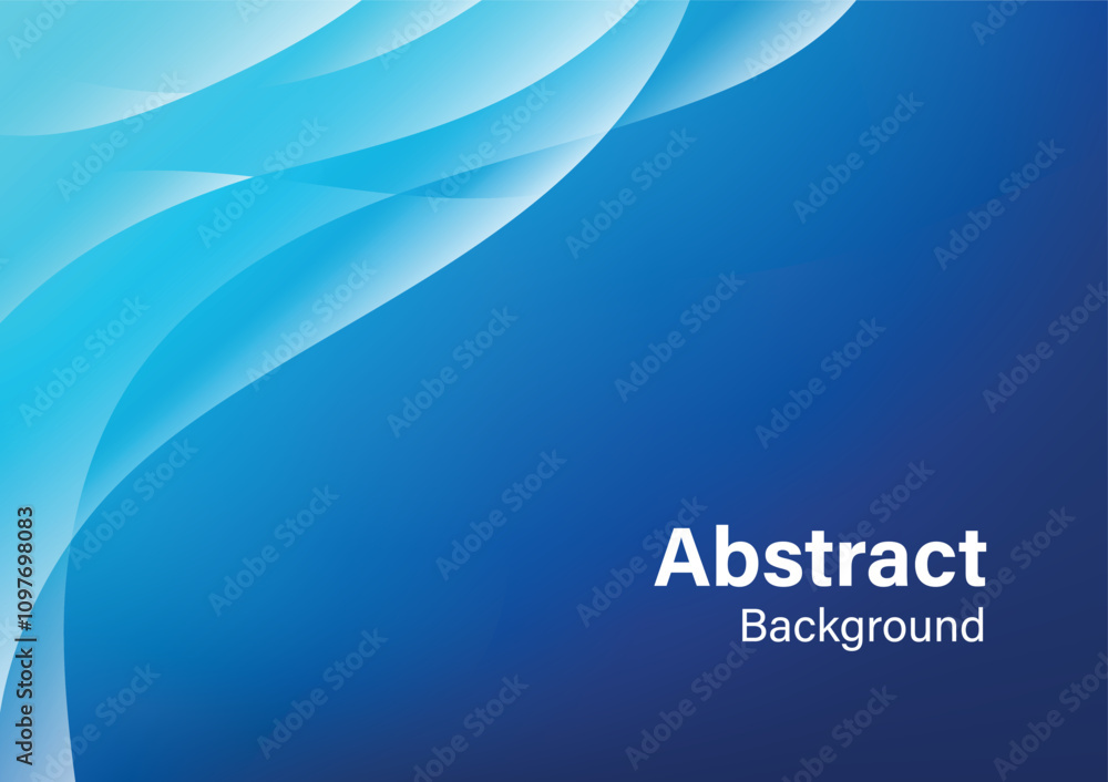 abstract gradient background blue color with flowing wave line elements vector illustration template abstract gradient background blue color with flowing wave line elements vector illustration template