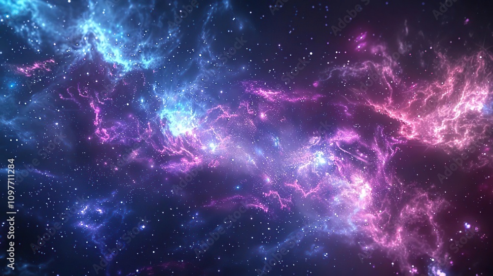 Fototapeta premium arafed image of a galaxy with a star filled sky