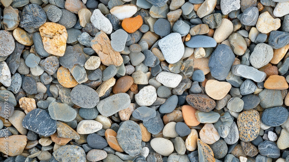 A Tapestry of Smooth Pebbles and Rocks in Various Colors and Textures Creating an Aesthetic Natural Background for Artistic and Creative Projects A Tapestry of Smooth Pebbles and Rocks in Various Colors and Textures Creating an Aesthetic Natural Background for Artistic and Creative Projects