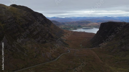 Applecross with a view of loch carron photo