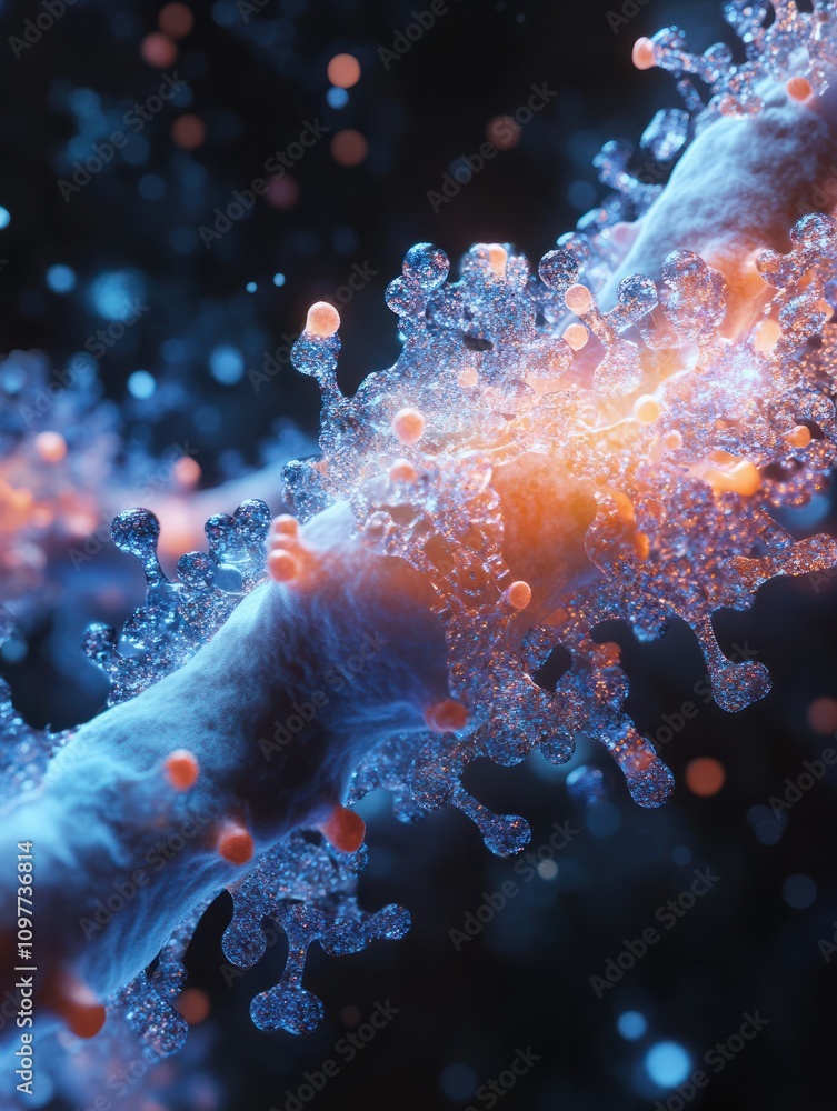 3d rendered illustration of an active receptor 3d rendered illustration of an active receptor