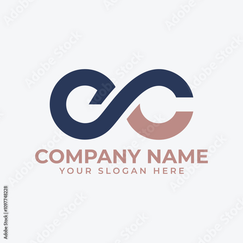  BO logo design, EC logo design, BO EC infinity logo design