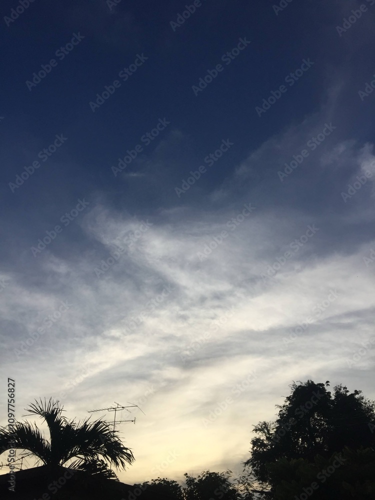 Fototapeta premium sunset in the sky