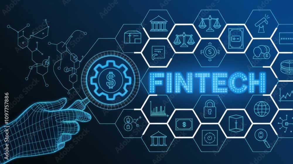 Fintech Innovation: Digital Financial Technology Concept Fintech Innovation: Digital Financial Technology Concept
