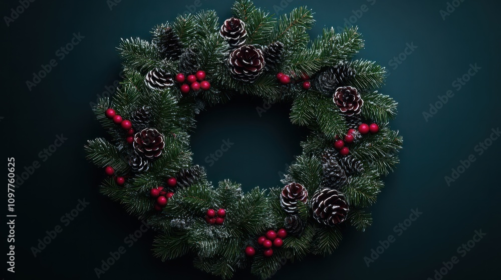 christmas wreath isolated decorate christmas wreath isolated decorate