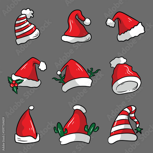 Christmas Hat Christmas Santa Gift Hat Woolen Cap Winter, Christmas Hat, Christmas, Santa Claus