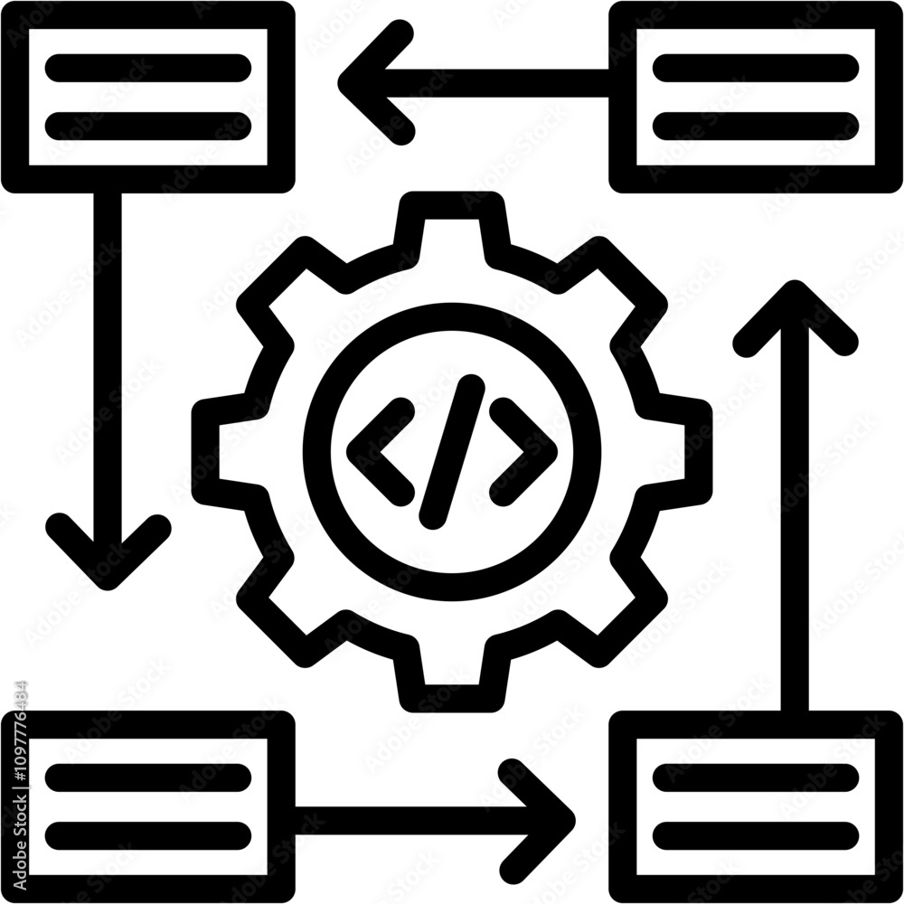 Data Dependency Icon Data Dependency Icon