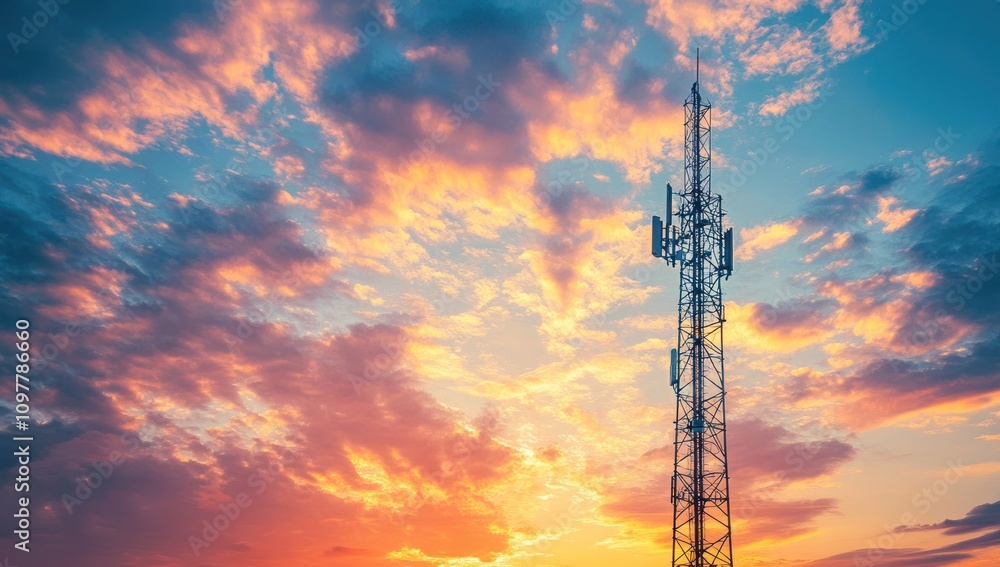 Cell Tower Sunset Cell Tower Sunset