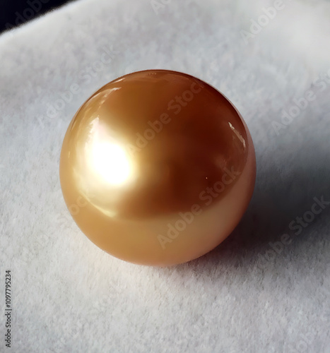 Golden South Sea Pearl, A Jewel of the Ocean photo