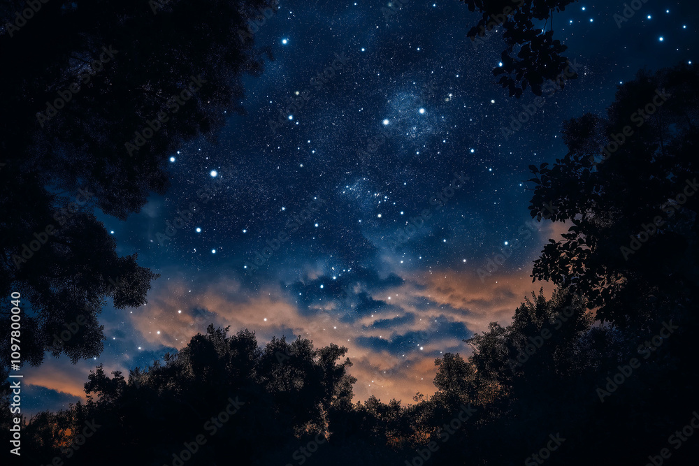 sky with stars