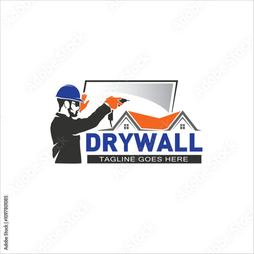 DRYWALL PLASTERING LOGO