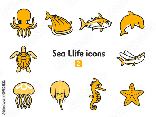 アイコン集〜海の生き物2
