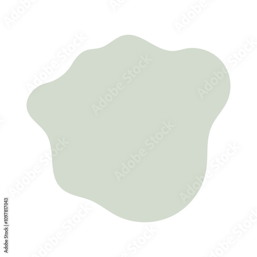 abstract blobs dull green for background