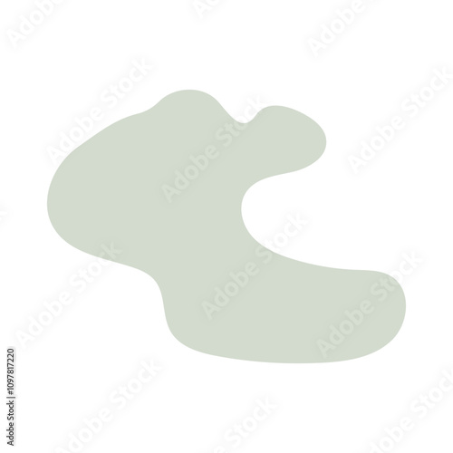 abstract blobs dull green for background
