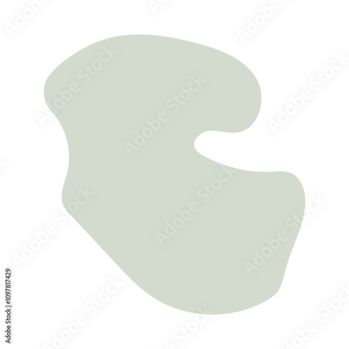 abstract blobs dull green for background